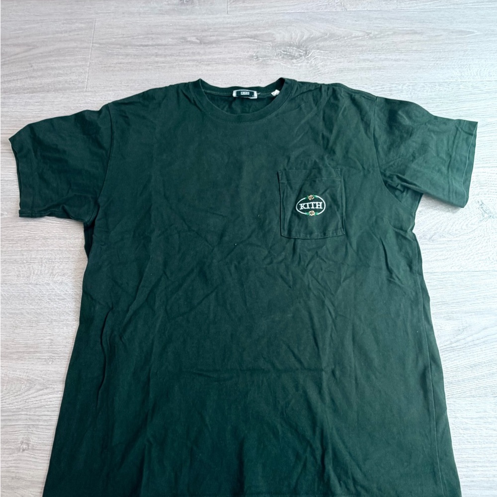 Kith Forest Green Short Sleeve Pocket Tee